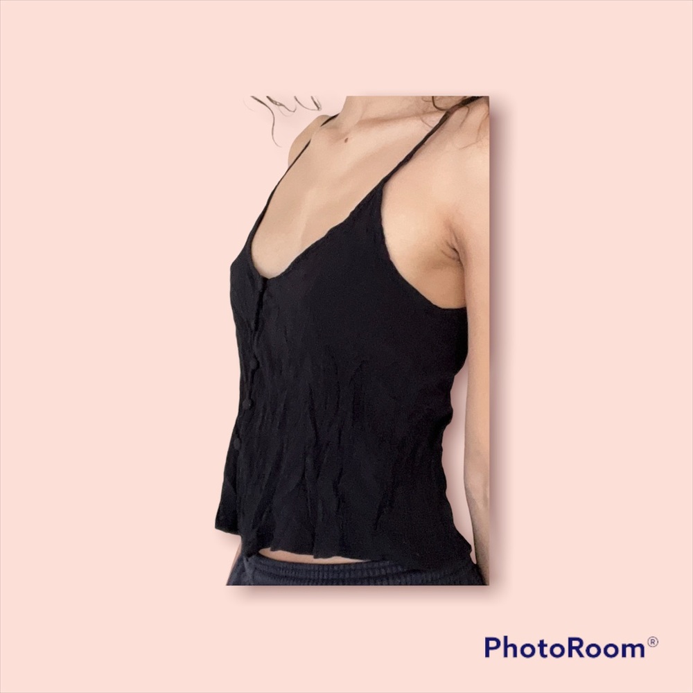 button down tank top